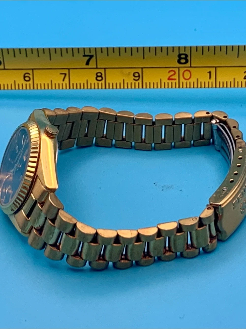 SEIKO 3Y03-0160 Women’s Vintage Watch Fluted Bezel Day/Date Working New Battery